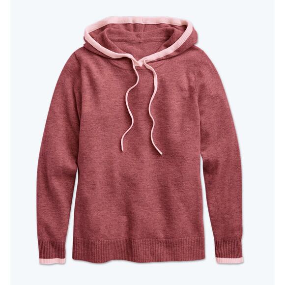 Summersalt Knit Hooded Sweater Cashmere Merino Wool Pullover Cozy Lounge Flaw S - Picture 11 of 11